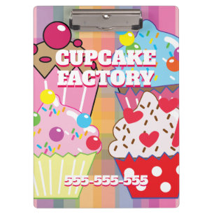 Porte-bloc CUPCAKE FACTORY Menu
