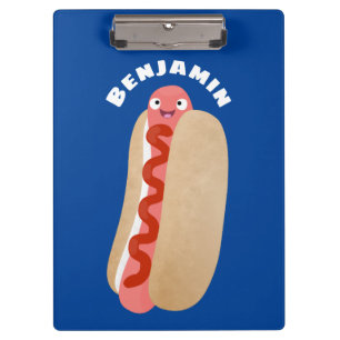 Porte-bloc Curieux hot dog Weiner dessin animé