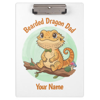 Porte-bloc Custom Bearded Dragon Dad Clipboard
