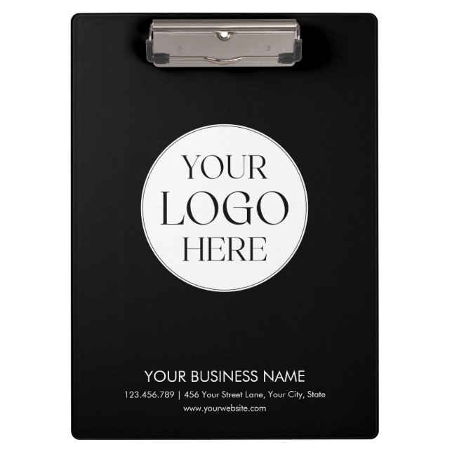 Porte-bloc Custom Business Logo Modern Minimalist Promotional (Devant)