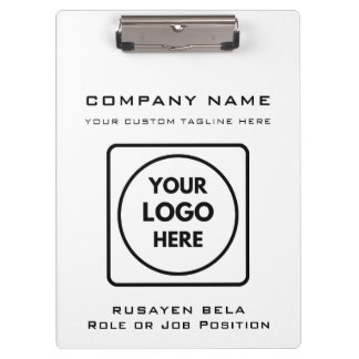Porte-bloc Custom Company Logo Text Pro clipboard