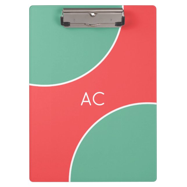 Porte-bloc Custom Modern Coral Minimalist (Devant)