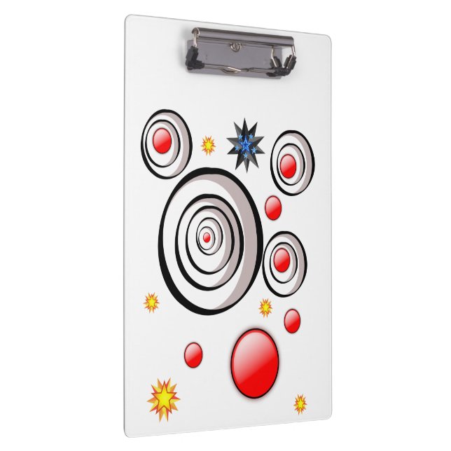 Porte-bloc Cute Abstract Colorful Clipboard  (Swatch)