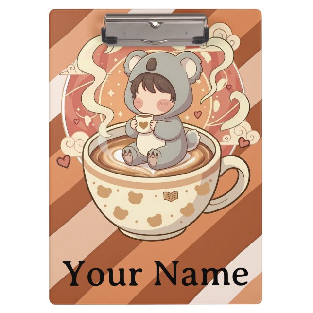 Porte-bloc Cute Chibi Koala Adventure Professional (Devant)