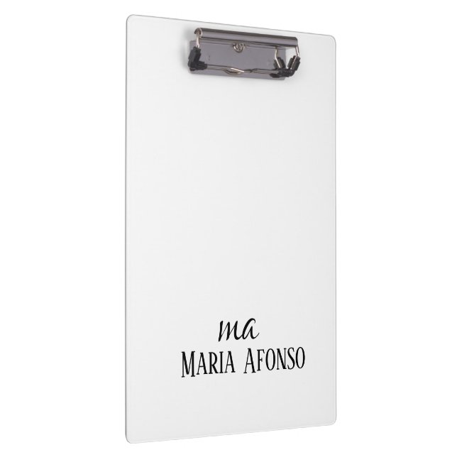 Porte-bloc Cute Customized Personalized Name Clipboard  (Swatch)