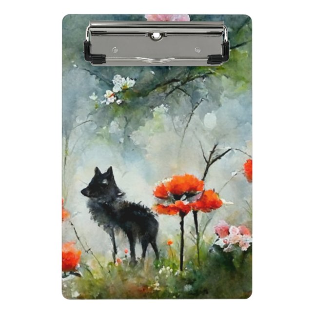 Porte-bloc Cute floral animal sauvage mini porte - bloc (Devant)