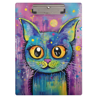 Porte-bloc Cute Funny Kitty Cat Mixed Media Animal Pet