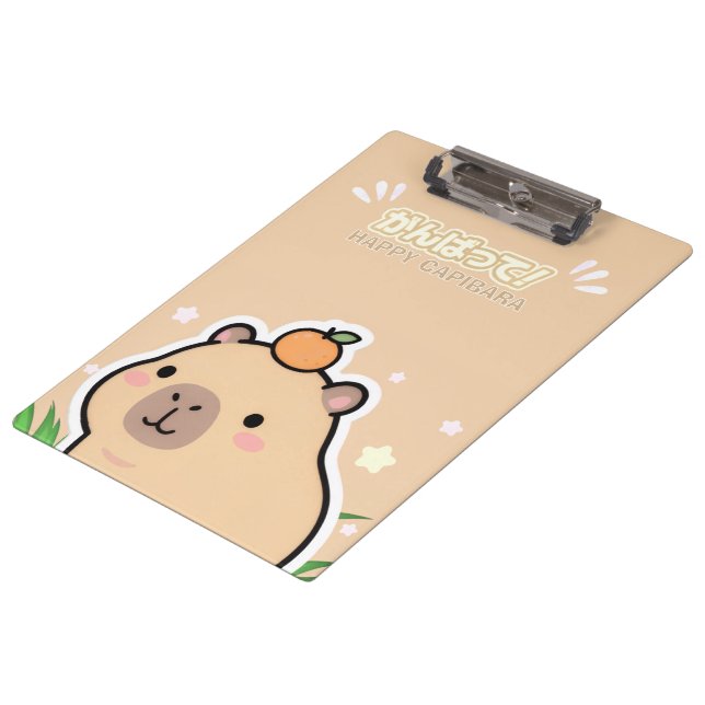 Porte-bloc Cute Kawaii Capybara  (Incliné)