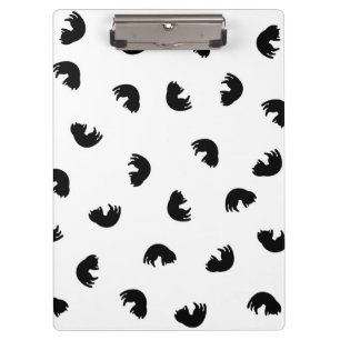 Porte-bloc CUTE Motif de chat noir et blanc