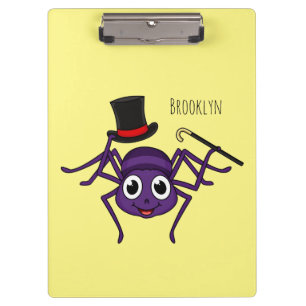 Porte-bloc Cute Spider dans le top a un dessin animé