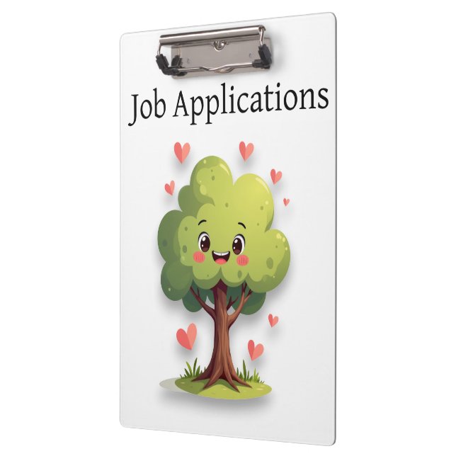 Porte-bloc Cute Tree Love Red Hearts Clipboard  (Gauche)