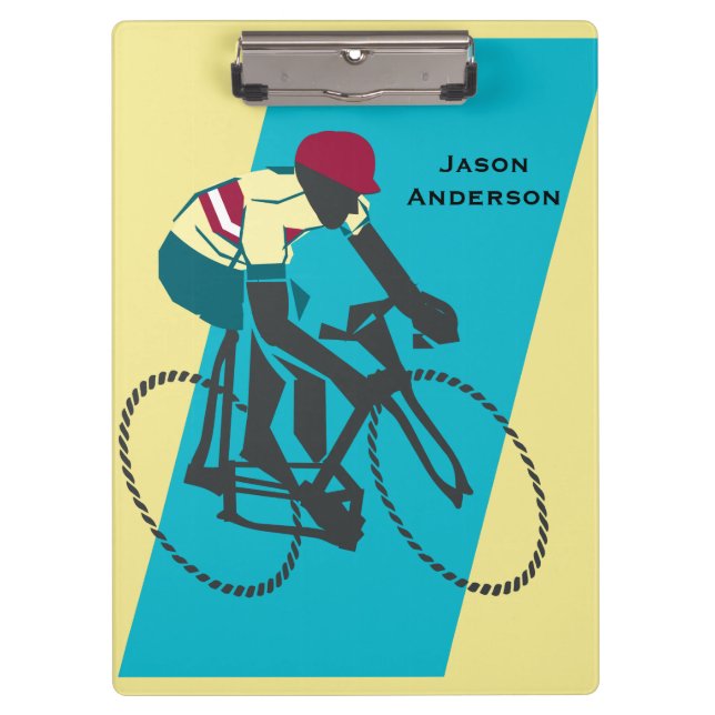 Porte-bloc Cycliste n° 1 (Devant)