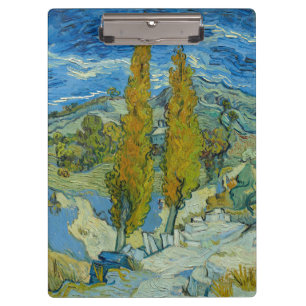 Porte-bloc Cygnes de Van Gogh - Ciel bleu tourbillonnant Art