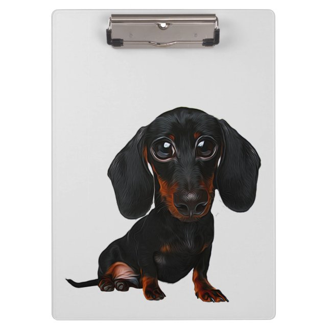 Porte-bloc Dachshund Chien Caricature Porte - bloc (Devant)