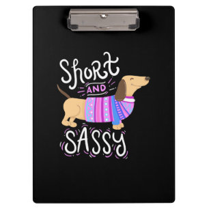 Porte-bloc Dachshund Court Et Sassy