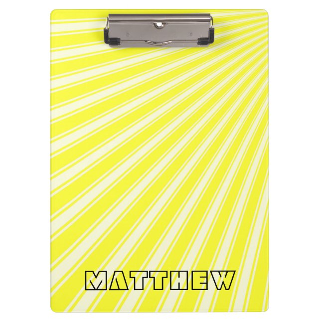 Porte-bloc Daffodique couleur bande Motif funky (Devant)
