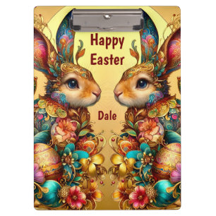 PORTE-BLOC DALE ~ HAPPY EASTER ~ EASTER BUNNIES ~