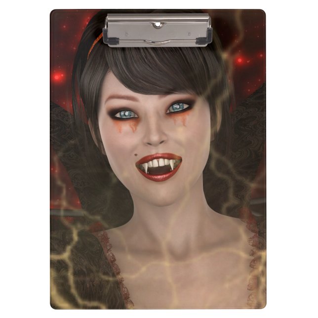 Porte-bloc Dame Vampire (Devant)