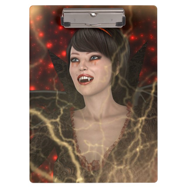 Porte-bloc Dame Vampire (Devant)