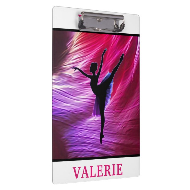 Porte-bloc Danse Abstraite rose et violette (Swatch)