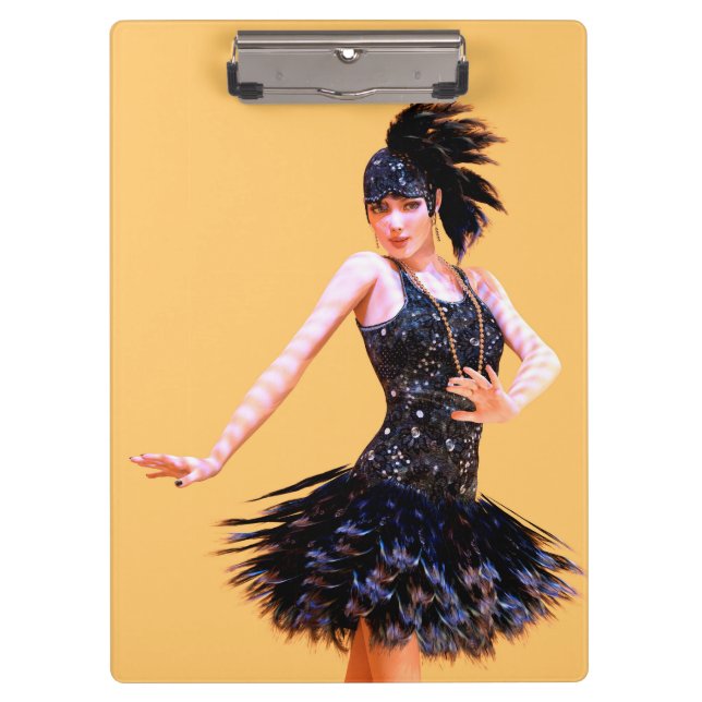 Porte-bloc Danse Flapper Vintage (Devant)