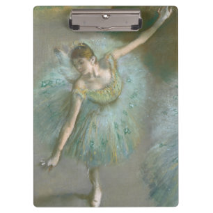 Porte-bloc Danseuse dans Green Edgar Degas