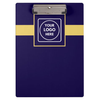 Porte-bloc Dark Blue Gold Logo Pro Business clipboard