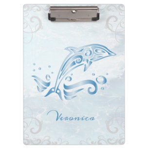 Porte-bloc Dauphin bleu Porte - bloc personnalisé