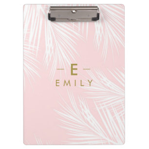 Porte-bloc de notes Tropical Rose Personnalisé