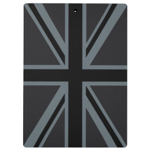 Porte-bloc Décor design pour drapeau Union Jack noir