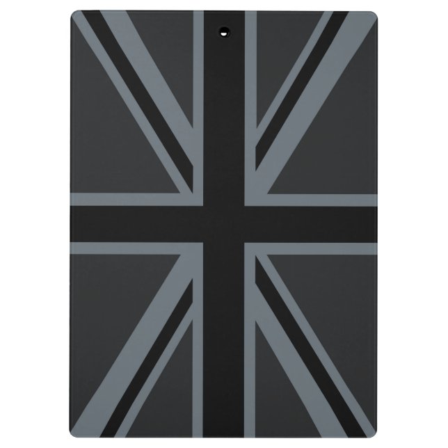 Porte-bloc Décor design pour drapeau Union Jack noir (Dos)
