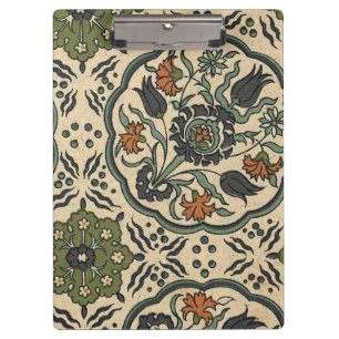 Porte-bloc Décor Floral Perse Carrelage