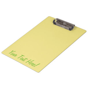 Porte-bloc Décor jaune pastel doux prêt à customiser