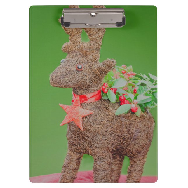 Porte-bloc Décoration de Noël de renne (Devant)