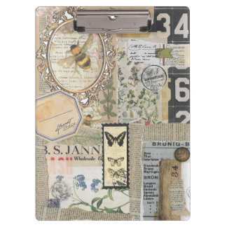 Porte-bloc Découpage de l'Ephémère Vintage des abeilles