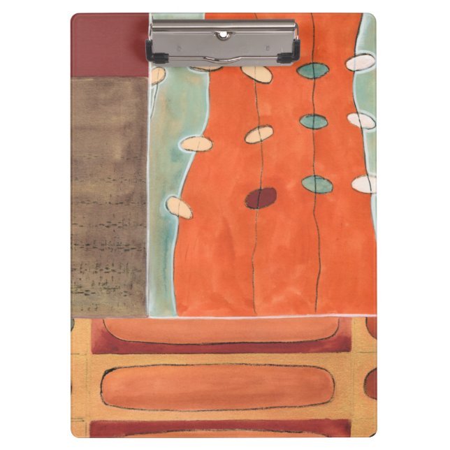 Porte-bloc Défilé abstrait des oeufs par Bruyère J Vess (Devant)