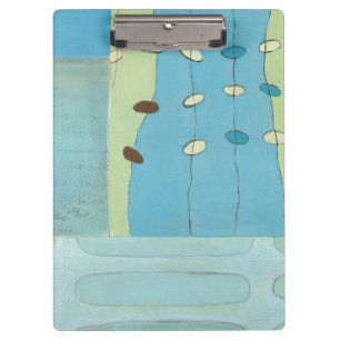 Porte-bloc Défilé bleu abstrait d'oeufs