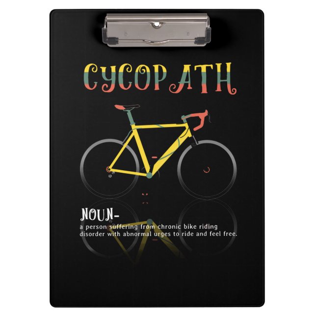 Porte-bloc Définition Drôle Vélo Addict Cadeau pour (Devant)