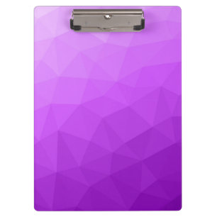 Porte-bloc Dégradé de lavande violet motif en maille géométri