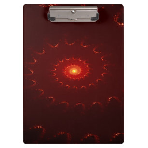 Porte-bloc Dégradé de l'éperlan rouge de feu
