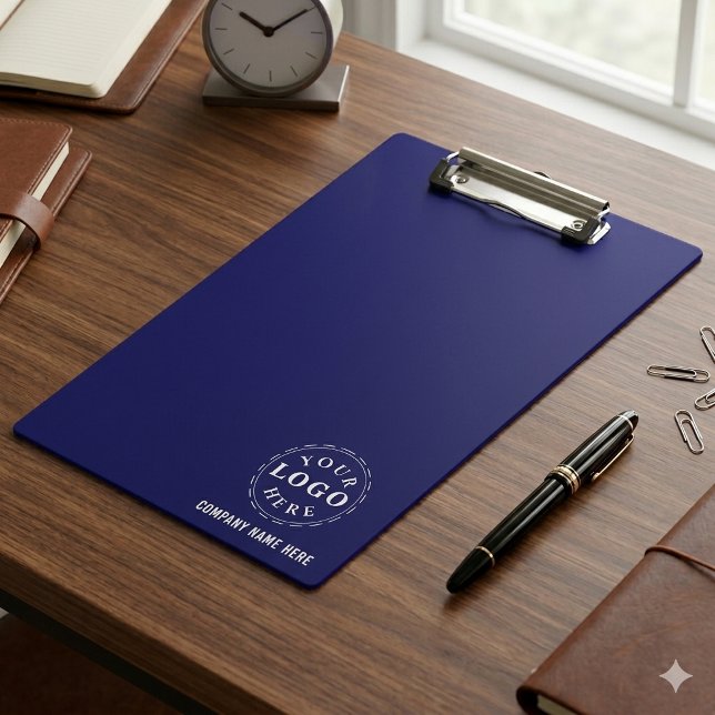 Porte-bloc d'entreprise avec logo et nom personnal (Corporate Clipboard with Personalized Logo & Name)