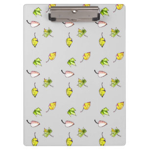 Porte-bloc Des Feuilles colorés qui tombent