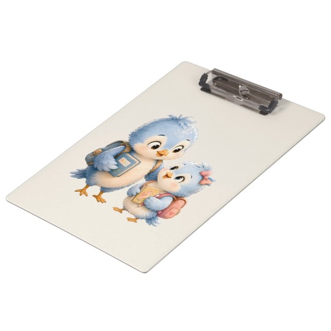 Porte-bloc des frères et sœurs Oiseau Bleu (Incliné)