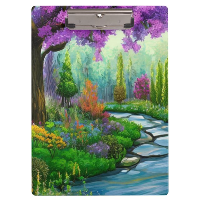 Porte-bloc Des paysages boisés inspirants (Devant)