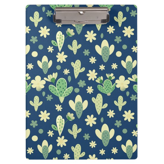 Porte-bloc Desert Cactus & Succulent Pattern (Devant)