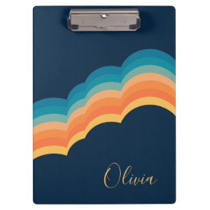 Porte-bloc Design coloré de style rétro nuages