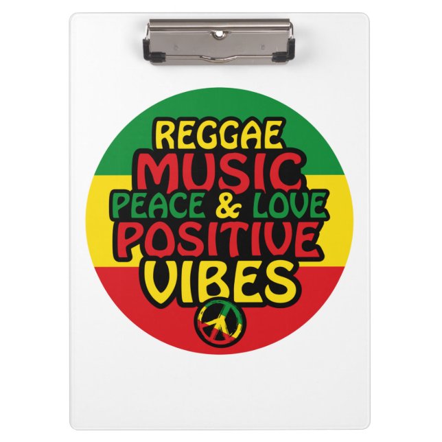 Porte-bloc Design de reggae avec des citations positives et d (Devant)
