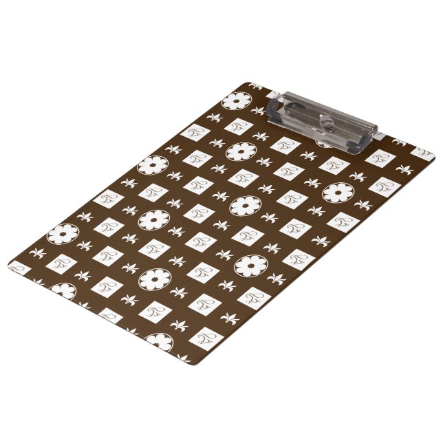 Porte-bloc Design élégant À damiers Motif (Incliné)