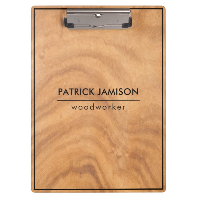 Porte-bloc Design En Bois Avec Cadre (Devant)