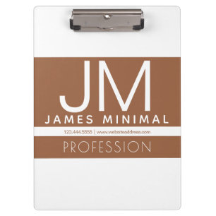 Porte-bloc Design minimaliste professionnel moderne Marron